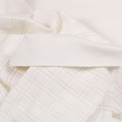 Chanel Dress CC Logo Button Mini Dress Tunic White Cotton Top
