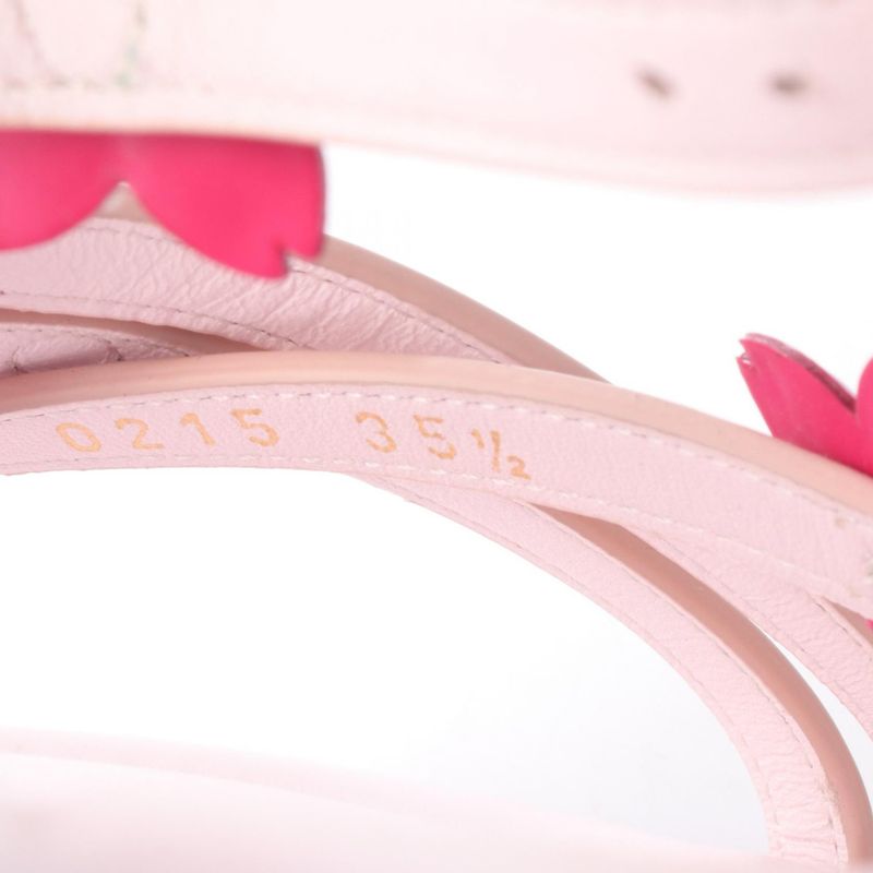 Louis Vuitton Sandals LV TM Maya Cherry Blossom Pink Leather