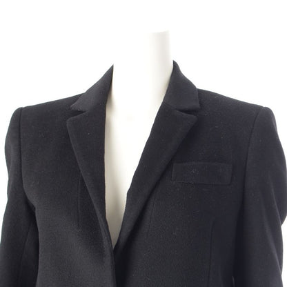 Gucci Wool Long Chester Coat Black 40