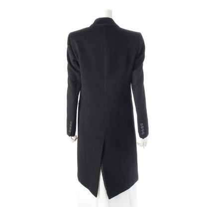 Gucci Wool Long Chester Coat Black 40