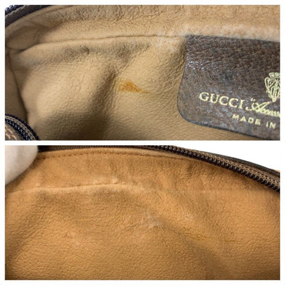 Gucci Vintage Sherry Line GG Supreme Canvas Clutch