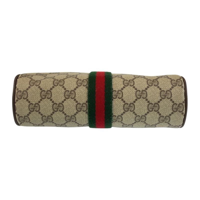 Gucci Vintage Sherry Line GG Supreme Canvas Clutch