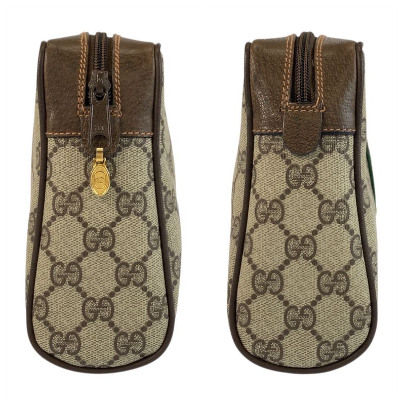 Gucci Vintage Sherry Line GG Supreme Canvas Clutch