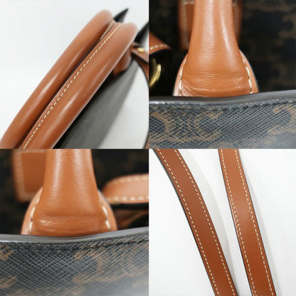 Celine Small Vertical Cover 2-Way Shoulder Bag Triomphe Brown