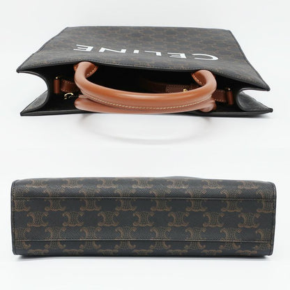 Celine Small Vertical Cover 2-Way Shoulder Bag Triomphe Brown