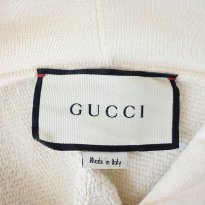 Gucci Manifest Print Hoodie M Ivory