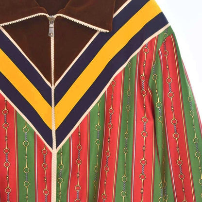 Gucci All Over Pattern Track Jacket L Red