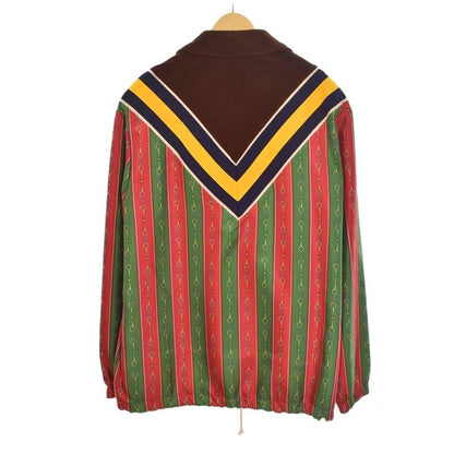 Gucci All Over Pattern Track Jacket L Red