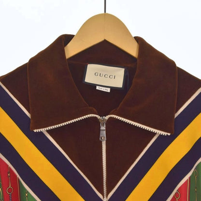 Gucci All Over Pattern Track Jacket L Red