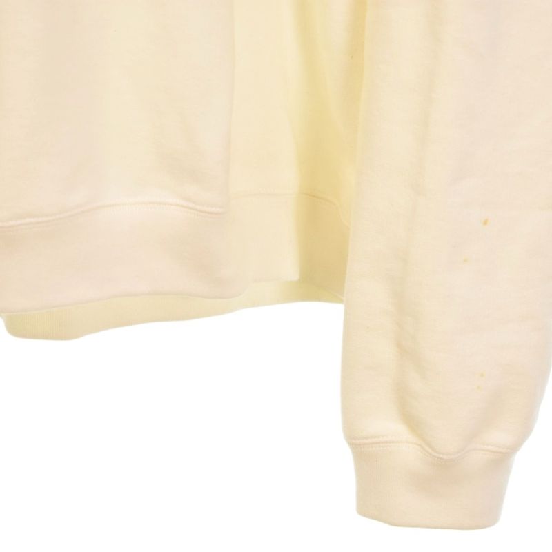 Gucci Hoodie Logo Print L Ivory