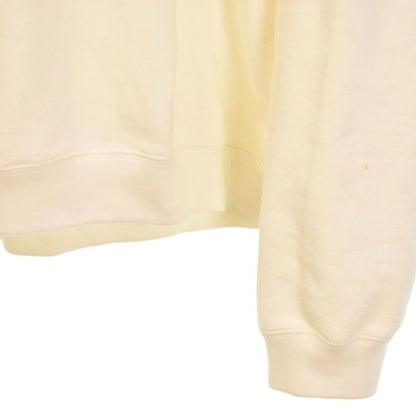 Gucci Hoodie Logo Print L Ivory