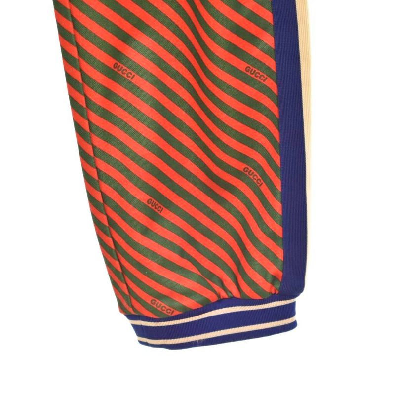 Gucci Striped Jogger Pants Track S Red