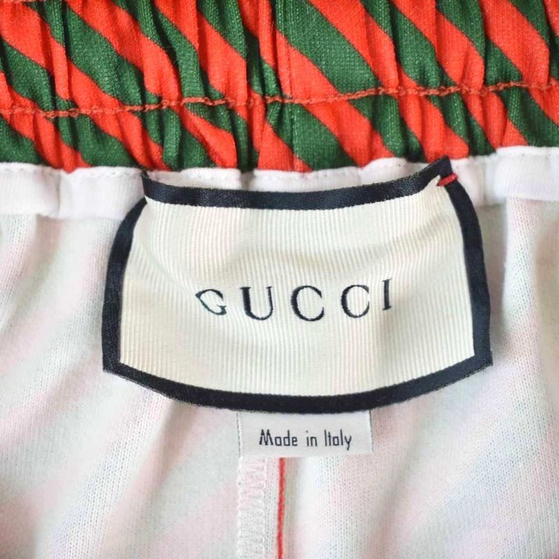 Gucci Striped Jogger Pants Track S Red