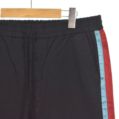 Gucci Cotton Drill Long Pants Side Line 48 Black