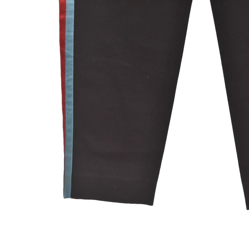 Gucci Cotton Drill Long Pants Side Line 48 Black