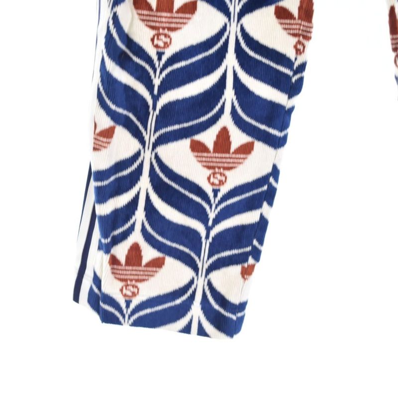 Gucci Adidas Trefoil Corduroy Pants 48 Navy