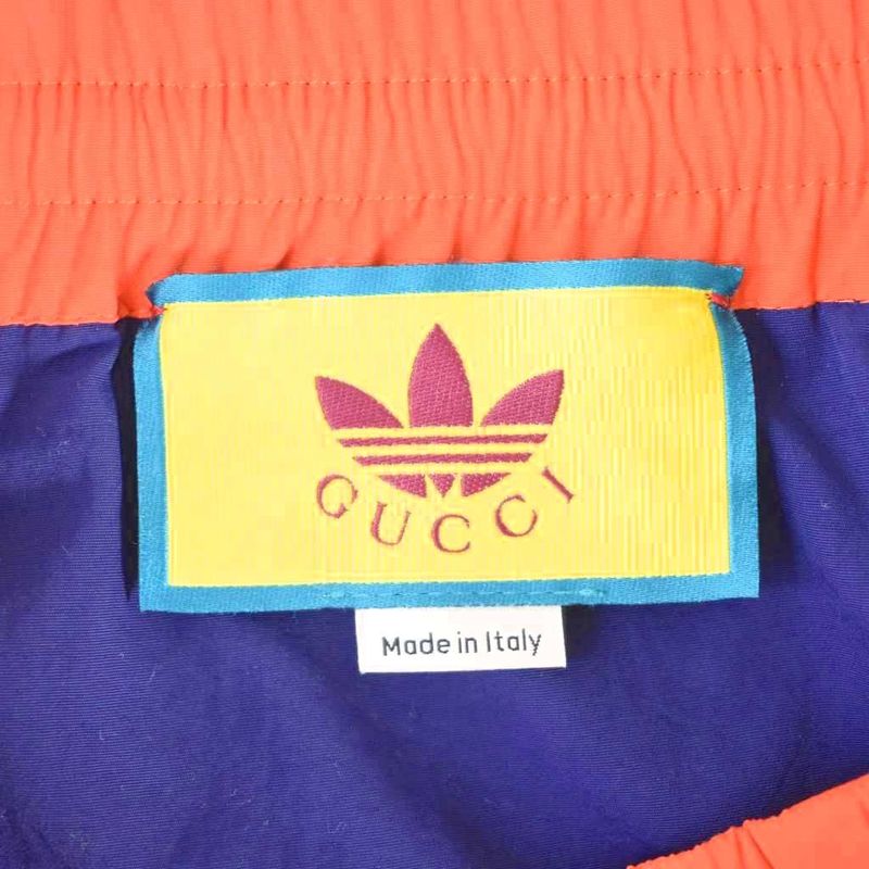 Gucci Adidas Trefoil Corduroy Pants 48 Navy