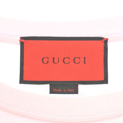 Gucci Taiga Printed T-Shirt Short Sleeve L Pink