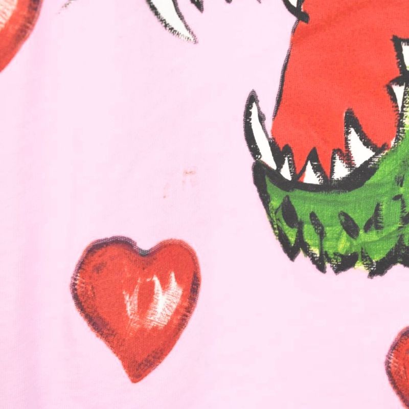 Gucci Taiga Printed T-Shirt Short Sleeve L Pink