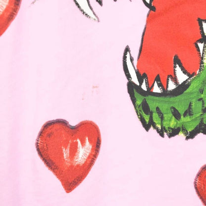 Gucci Taiga Printed T-Shirt Short Sleeve L Pink