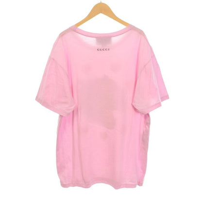 Gucci Taiga Printed T-Shirt Short Sleeve L Pink