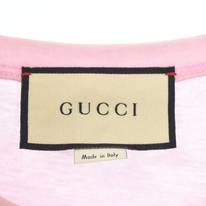 Gucci Frog Print T-Shirt Short Sleeve L Pink