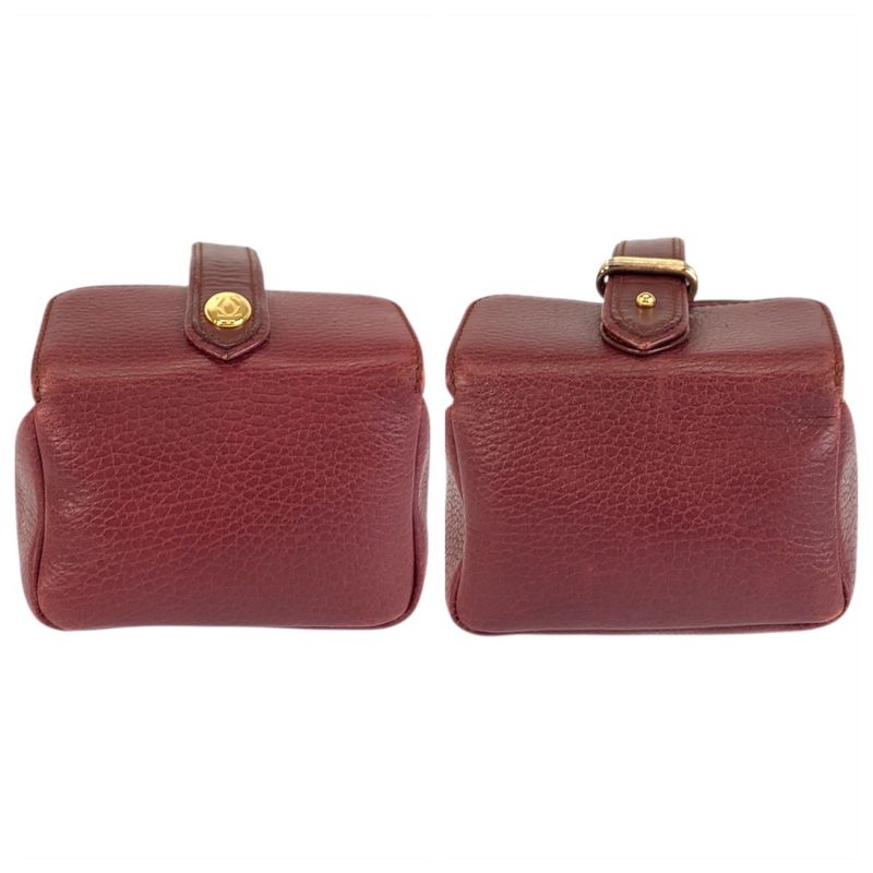 Cartier Mastline Trinity Bold Gold Leather Handbag Pouch