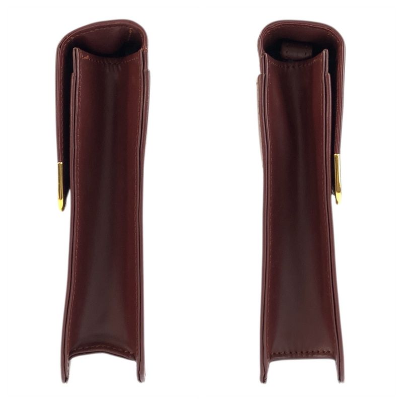 Cartier Vintage Must Line Bold Gold Leather Clutch