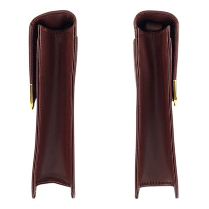 Cartier Vintage Must Line Bold Gold Leather Clutch
