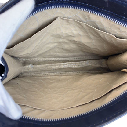 Dior Christian Trotter Navy Canvas Clutch