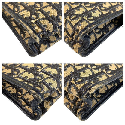 Dior Christian Trotter Navy Canvas Clutch