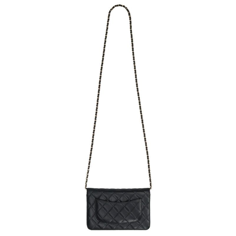 Chanel Quilted Chain Wallet Shoulder Bag