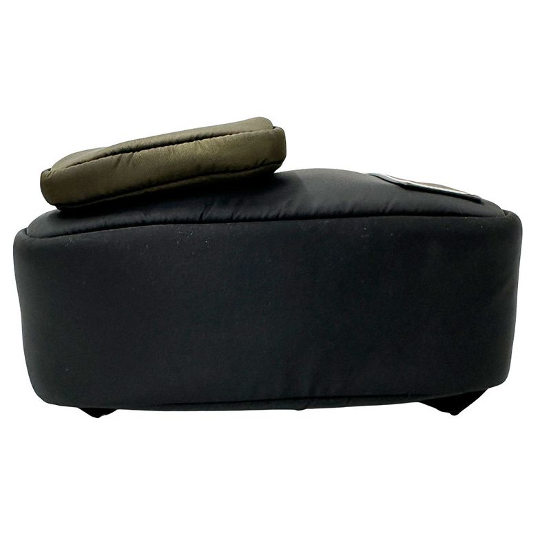 Prada Backpack Nylon Black Khaki