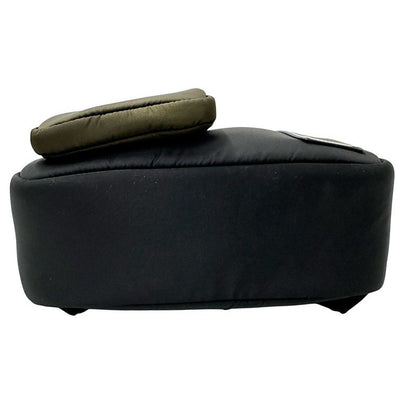 Prada Backpack Nylon Black Khaki