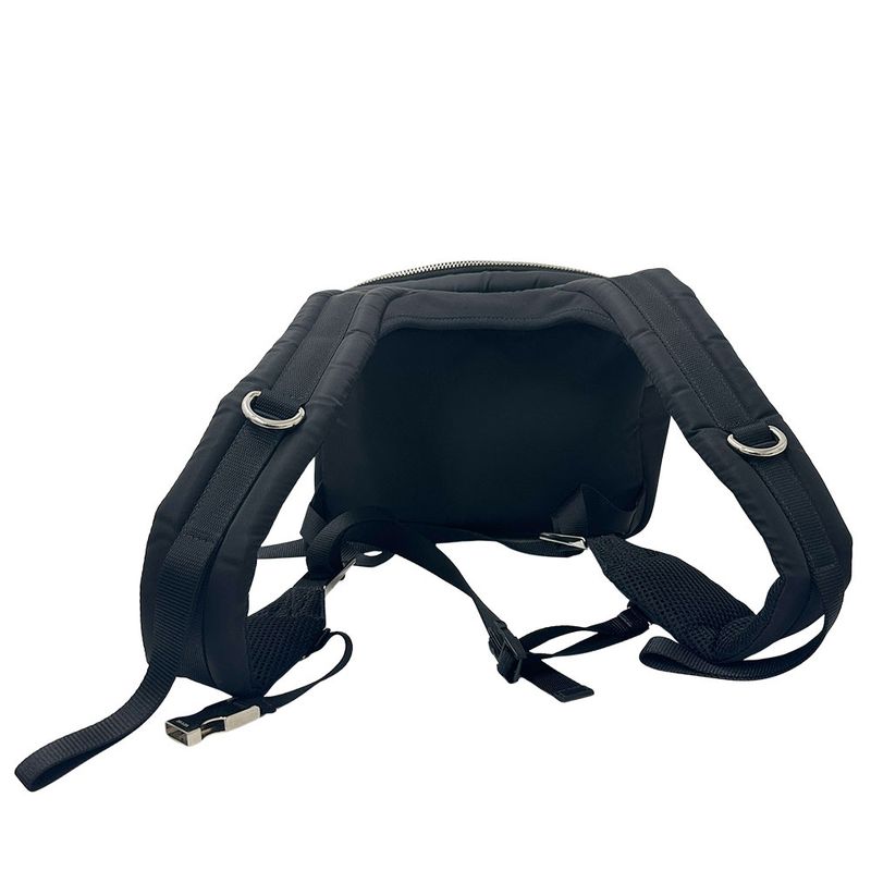 Prada Backpack Nylon Black Khaki