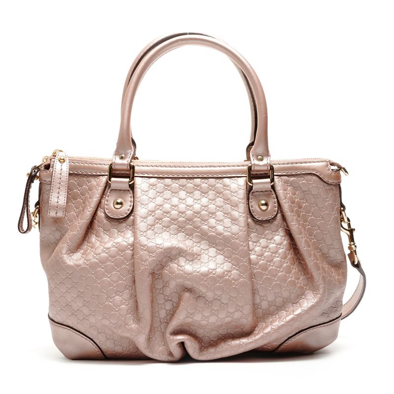 Gucci Shoulder Bag Micro GG Guccissima Leather Ski 2-Way