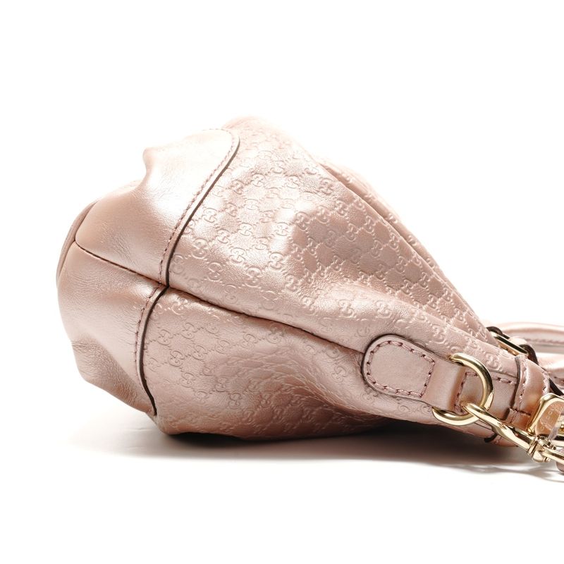 Gucci Shoulder Bag Micro GG Guccissima Leather Ski 2-Way