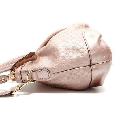 Gucci Shoulder Bag Micro GG Guccissima Leather Ski 2-Way