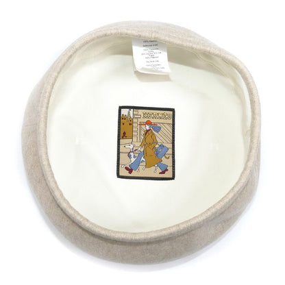 Hermes Santonore Beret Beige 58