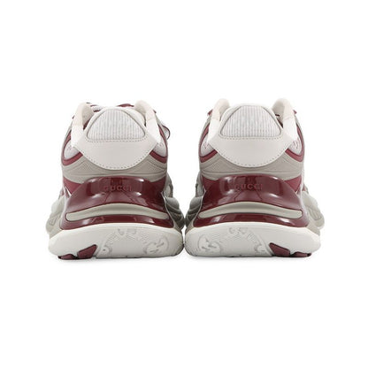 Gucci Sneakers 2.0 Mesh Leather Interlocking GG 1 2 Wine Red
