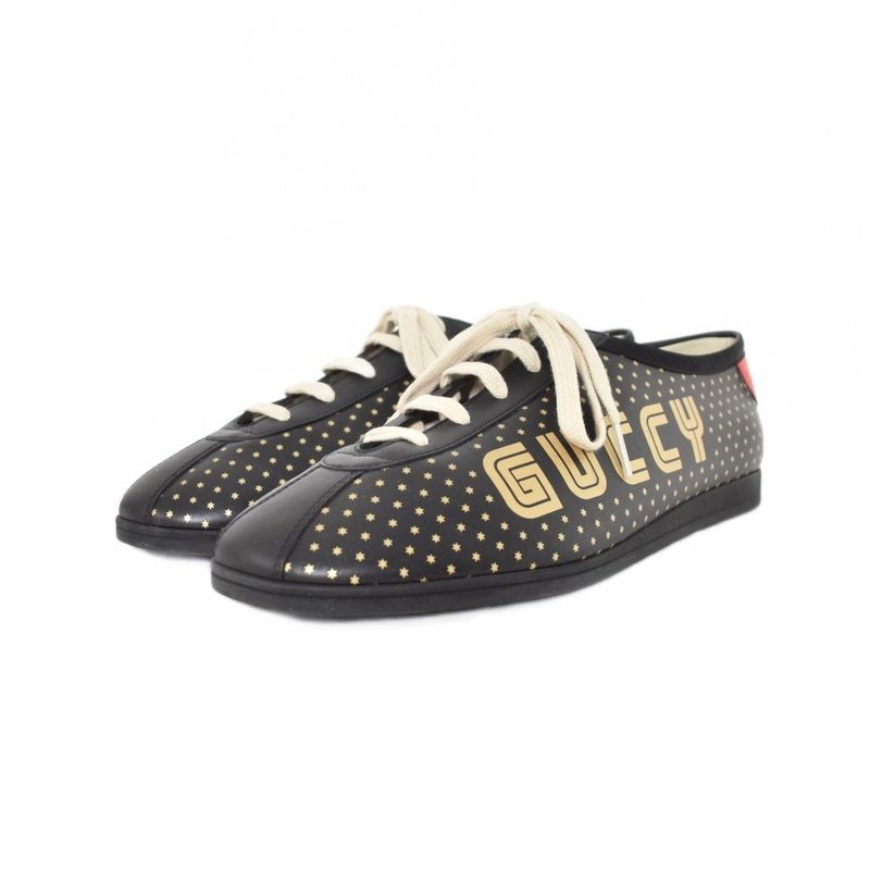 Gucci Guccy Falacer Sneakers 9.5 Black