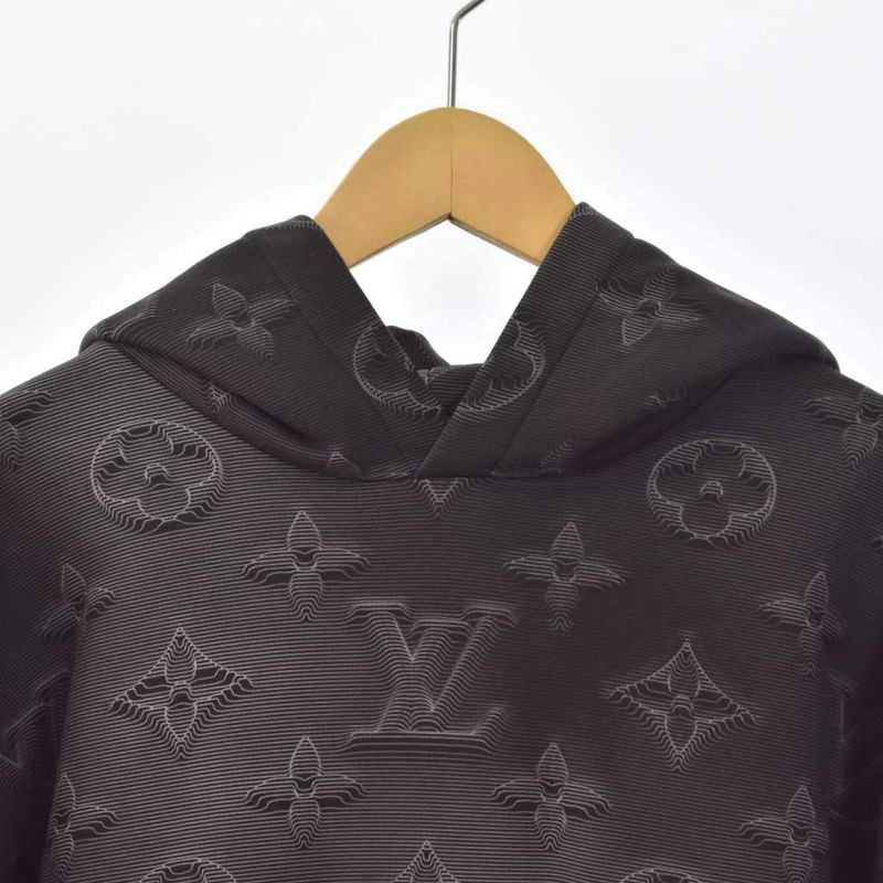 Louis Vuitton Pullover Hoodie L Black