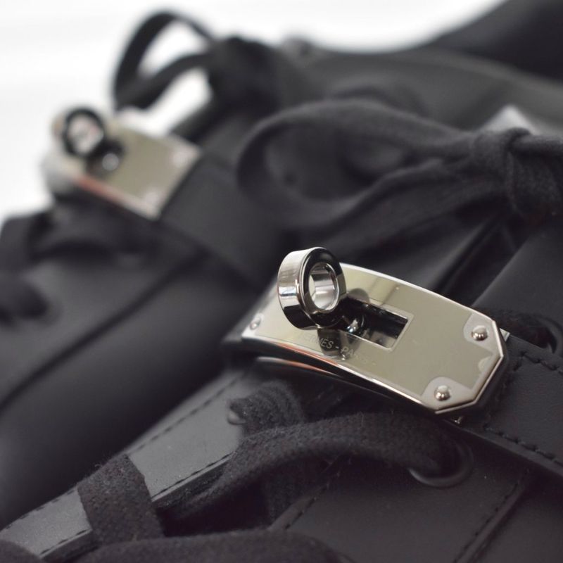 Hermes Day Kelly Sneakers Low Cut 44 Black