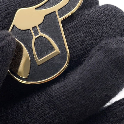 Hermes Scarf Ring a Cheval 70 Black