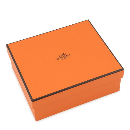 Hermes Scrunchie Claudia Rose Sakura Silver Lambskin Silk Hair