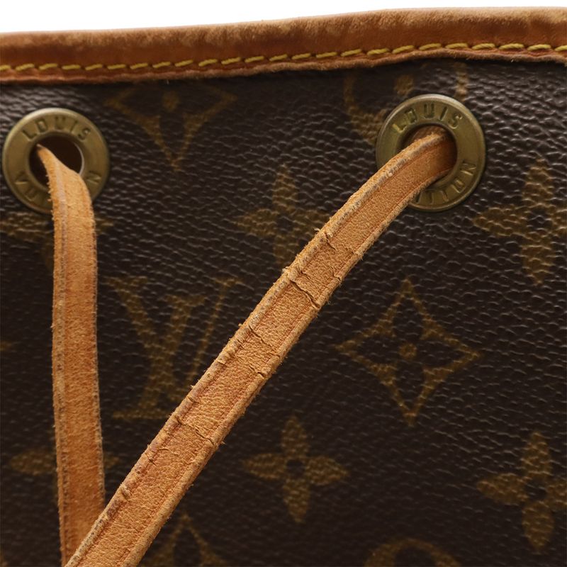 Louis Vuitton Monogram Noe Shoulder Bag Semi One Drawstring