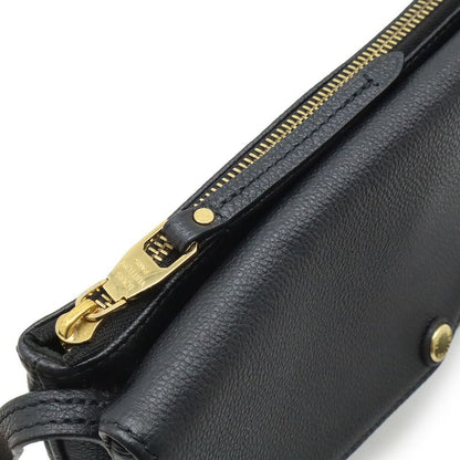 Louis Vuitton Monogram Empreinte Twice Shoulder Bag Pochette Noir Black Gold