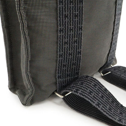 Hermes Her Line Sac a Dos PM Backpack Shoulder Bag Canvas Gray New