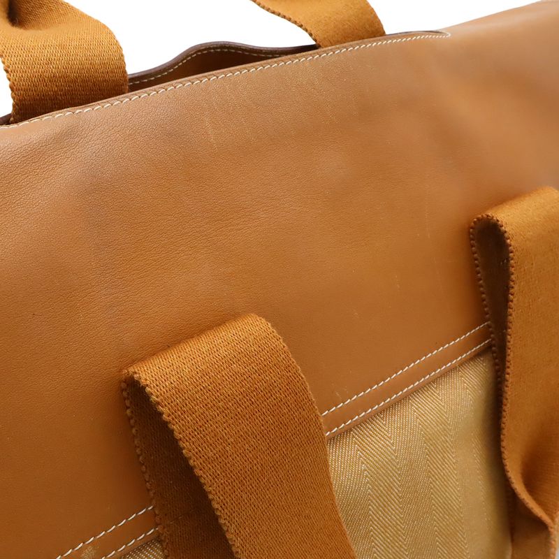 Hermes Valparaiso MM Valparaiso Tote Toile Chevron Canvas