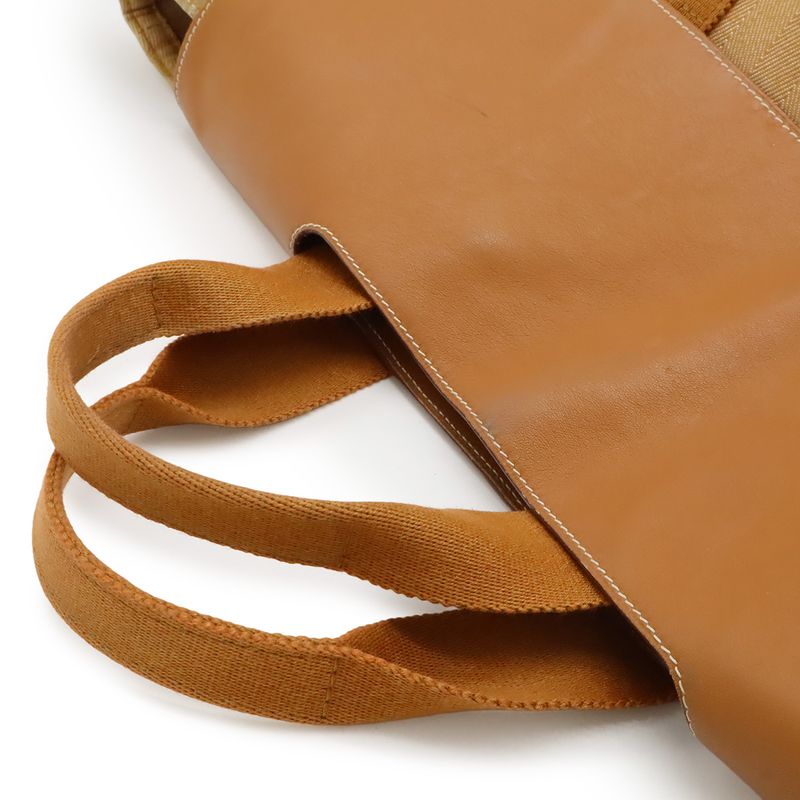 Hermes Valparaiso MM Valparaiso Tote Toile Chevron Canvas